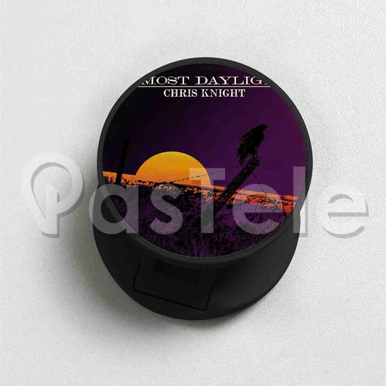 Chris Knight Almost Daylight Custom Round Cell Custom Round Cell Phone Folding Holder
