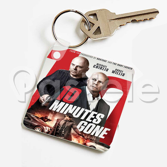 10 Minutes Gone Custom Keychain Jewelry Necklaces Pendant Two Sides Key