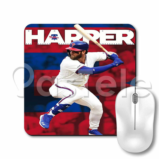Bryce Harper MLB Philadelphia Phillies Custom Printed Computer Mouse Pad Personalized Mousepad