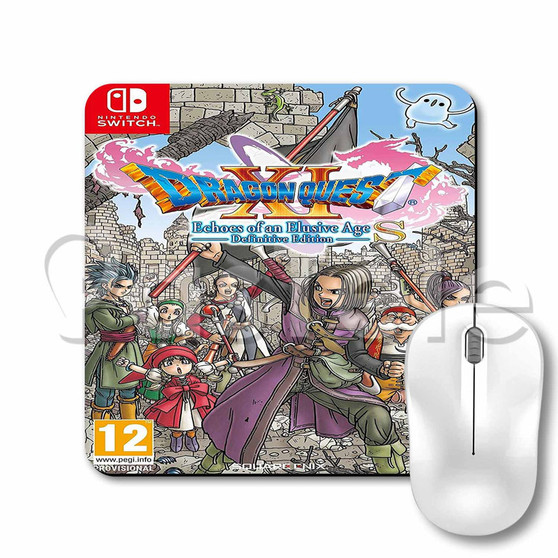 Dragon Quest XI S Echoes of an Elusive Age Custom Printed Computer Mouse Pad Personalized Mousepad
