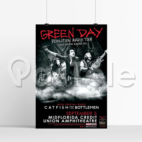 Green Day Revolution Radio Tour 2017 New Custom Printed Silk Poster Print Wall Decor 20 x 13 Inch 24 x 36 Inch