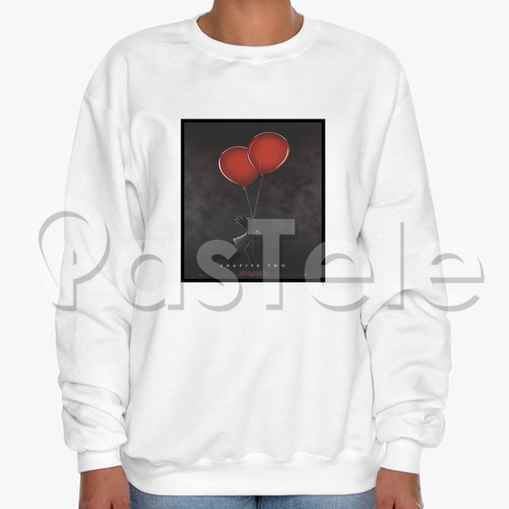 It Chapter Two Balloons Custom Unisex Crewneck Sweatshirt Cotton Polyester Fabric Cloth
