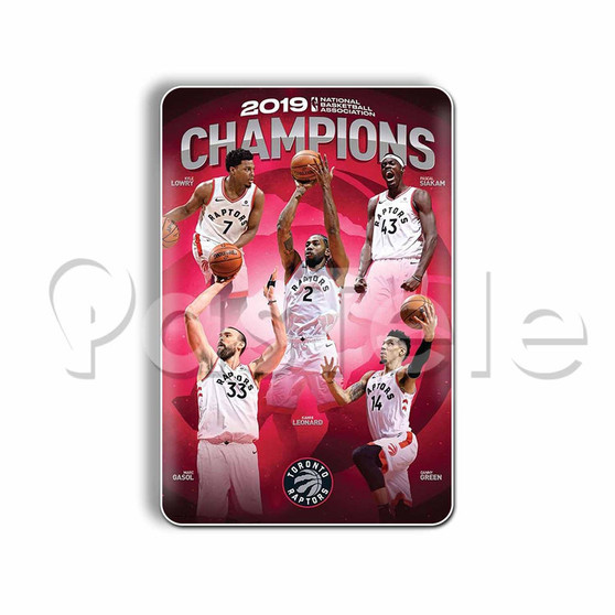 Toronto Raptors NBA Champions Custom Personalized Magnet Refrigerator Fridge Magnet