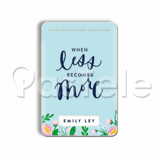 When Less Becomes More Custom Personalized Magnet Refrigerator Fridge Magnet