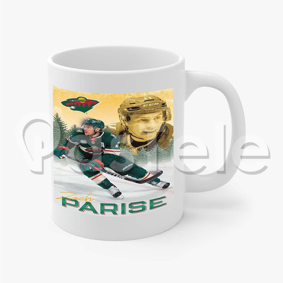 Zach Parise Minnesota Wild NHL Custom Personalized Printed Mug Ceramic 11oz Cup Coffee Tea Milk