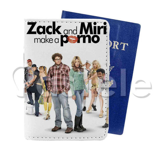 Zack and Miri Make a Porn Custom Personalized PU Leather Passport Travel Baggage Cover