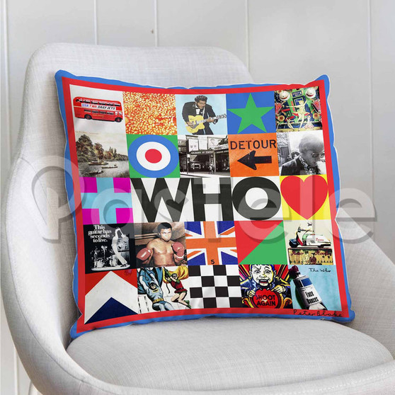 The Who WHO 2 Custom Personalized Pillow Decorative Cushion Sofa Cover