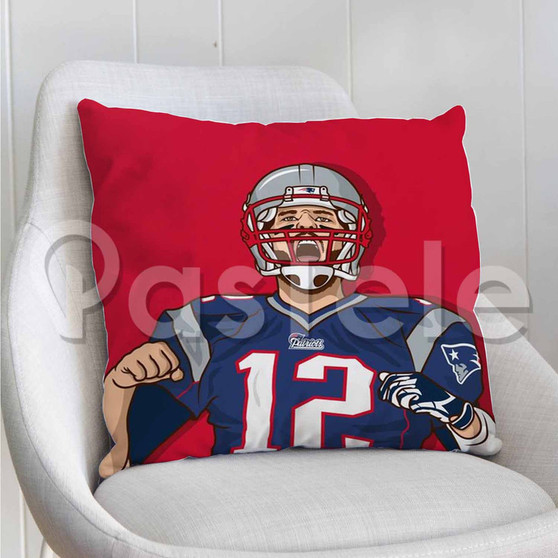 Tom Brady Custom Personalized Pillow Decorative Cushion Sofa Cover