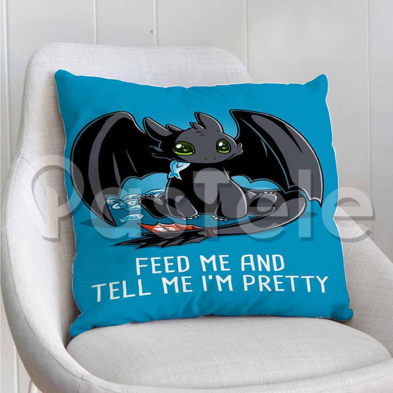 Toothless Custom Personalized Pillow Decorative Cushion Sofa Cover