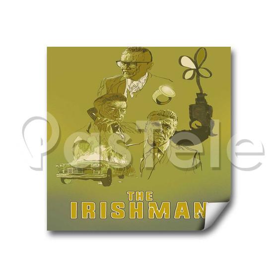 the irishman Custom Personalized Stickers White Transparent Vinyl Decals