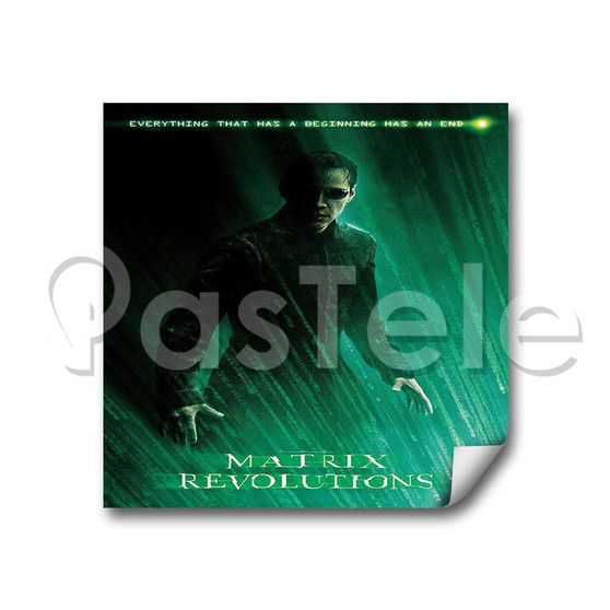 The Matrix Revolutions Custom Personalized Stickers White Transparent Vinyl Decals