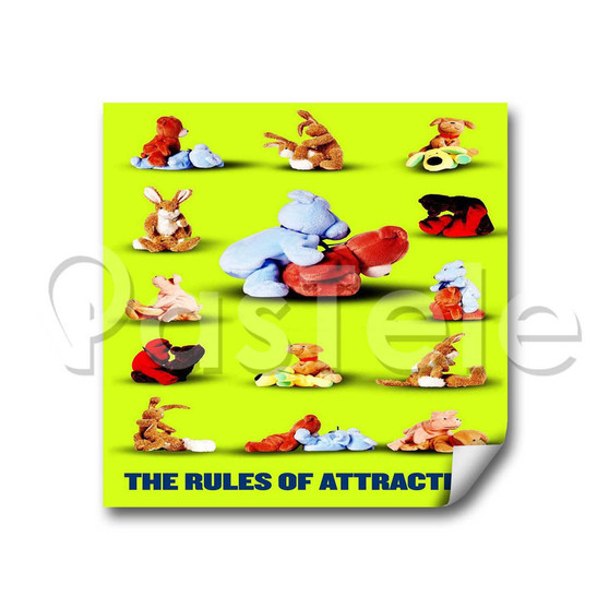 The Rules of Attraction Custom Personalized Stickers White Transparent Vinyl Decals