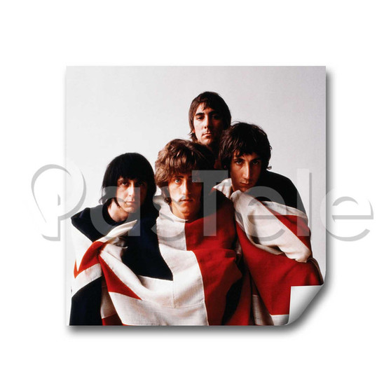 the who 2 Custom Personalized Stickers White Transparent Vinyl Decals