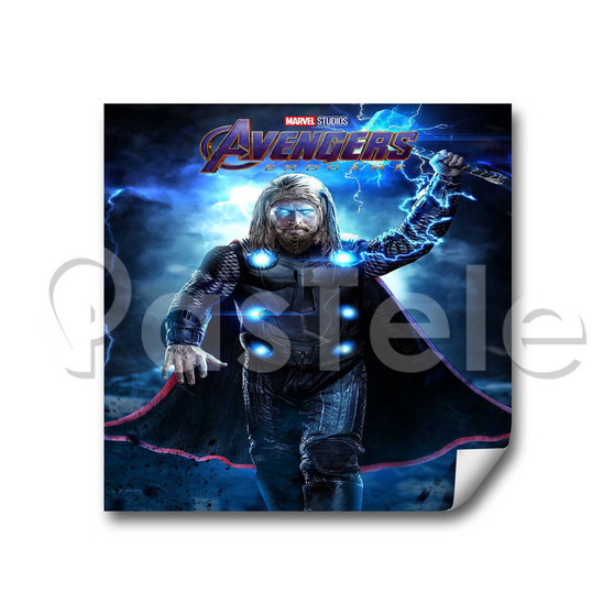 Thor Avengers Endgame Custom Personalized Stickers White Transparent Vinyl Decals