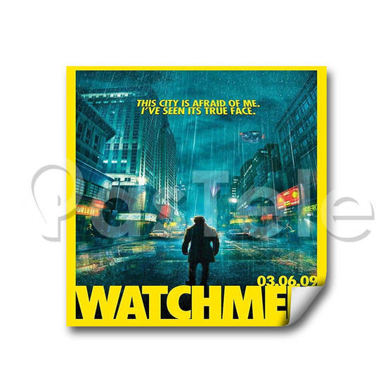 Watchmen Custom Personalized Stickers White Transparent Vinyl Decals