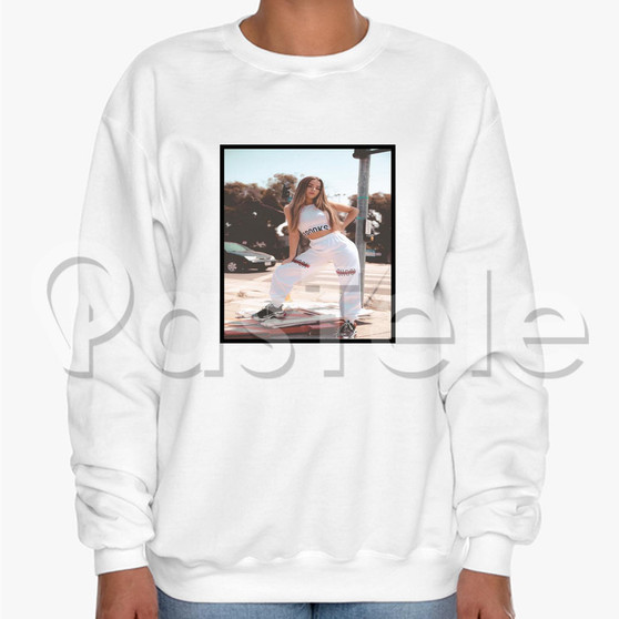 Tessa Brooks Custom Unisex Crewneck Sweatshirt Cotton Polyester Fabric Sweater