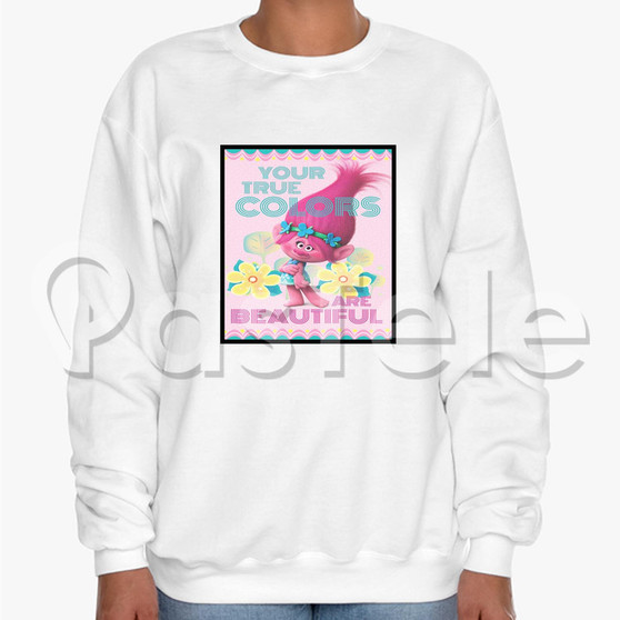 Trolls Custom Unisex Crewneck Sweatshirt Cotton Polyester Fabric Sweater