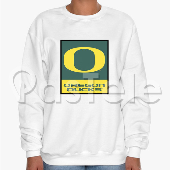 University of Oregon Ducks Custom Unisex Crewneck Sweatshirt Cotton Polyester Fabric Sweater