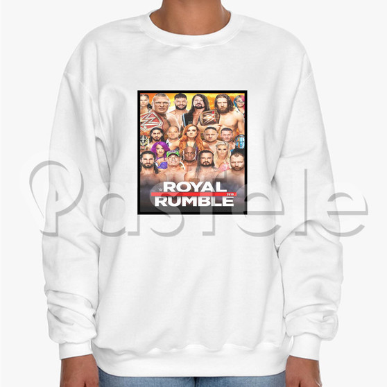 WWE Royal Rumble Custom Unisex Crewneck Sweatshirt Cotton Polyester Fabric Sweater