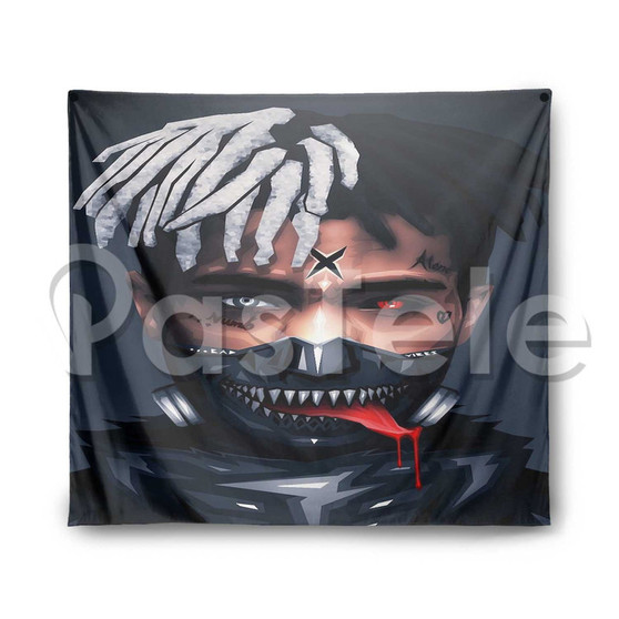 XXXTentacion Custom Printed Silk Fabric Tapestry Indoor Wall Decor Hanging Home Art Decorative Wall Painting