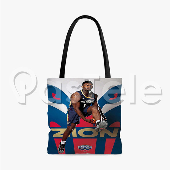 Zion Williamson New Orleans Pelicans NBA Custom Personalized Tote Bag Unisex Polyester Cotton Bags