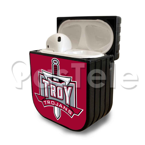 Troy Trojans Custom Personalized Airpods Pro Gen 1 2 Case Cover Protective
