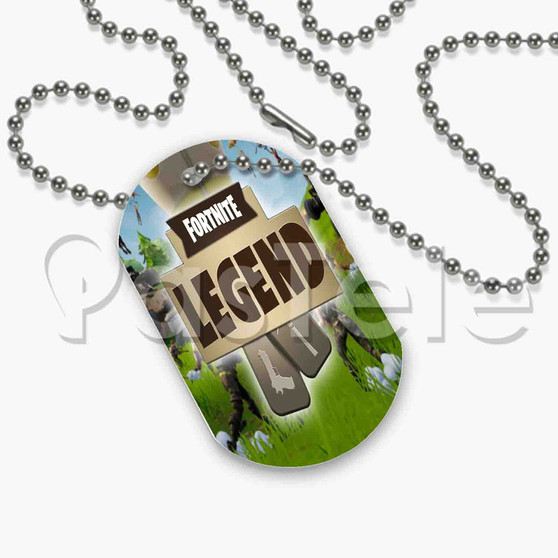 Fortnite dog shop tag necklace