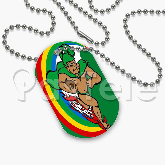 Hawaii Rainbow Warriors Custom Art Personalized Dog Tags ID Name Tag Pet Tag