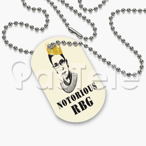 Notorious RBG Custom Art Personalized Dog Tags ID Name Tag Pet Tag