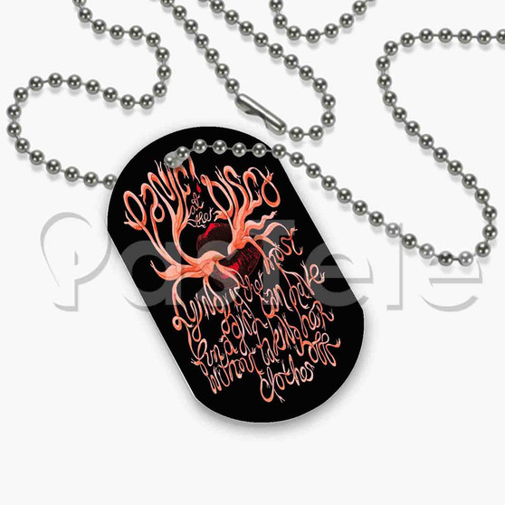 Panic At the Disco 2 Custom Art Personalized Dog Tags ID Name Tag Pet Tag