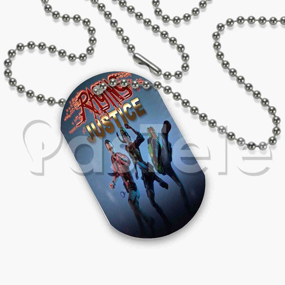 Raging Justice Custom Art Personalized Dog Tags ID Name Tag Pet Tag
