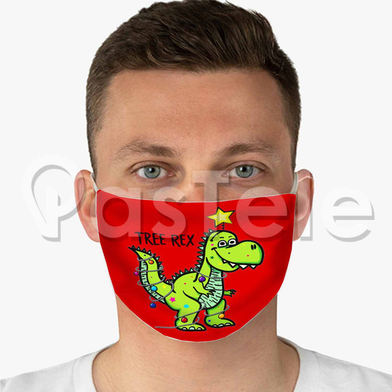 Tree Rex Custom Personalized Fabric Face Mask Polyester Two Layers Cloth