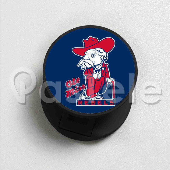 Ole Miss Rebels Custom Round Cell Phone Folding Finger Holder