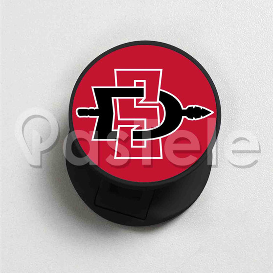 San Diego State Aztecs Custom Round Cell Phone Folding Finger Holder