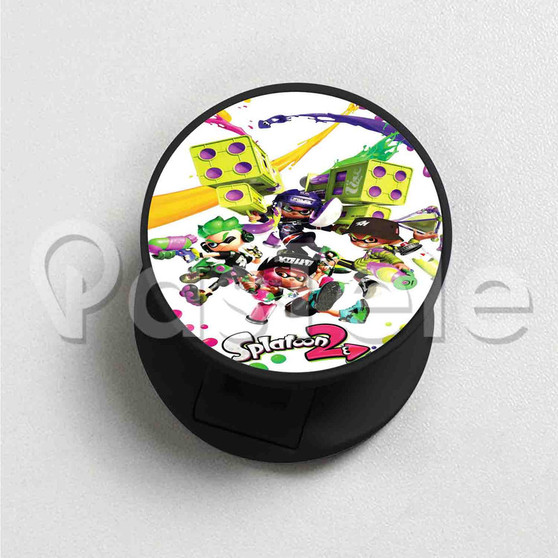 Splatoon 2 Custom Round Cell Phone Folding Finger Holder