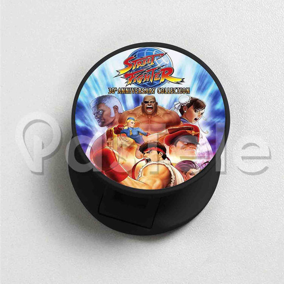 Street Fighter 30th Anniversary Collection Custom Round Cell Phone Folding Finger Holder