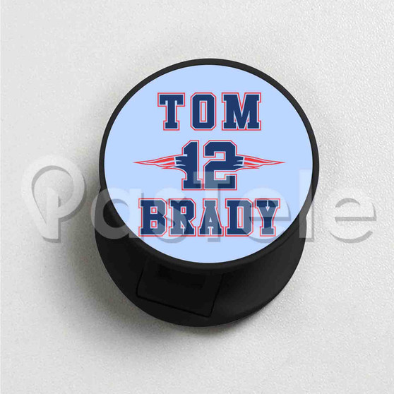 Tom Brady 2 Custom Round Cell Phone Folding Finger Holder