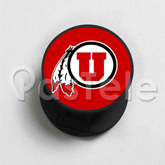 Utah Utes Custom Round Cell Phone Folding Finger Holder