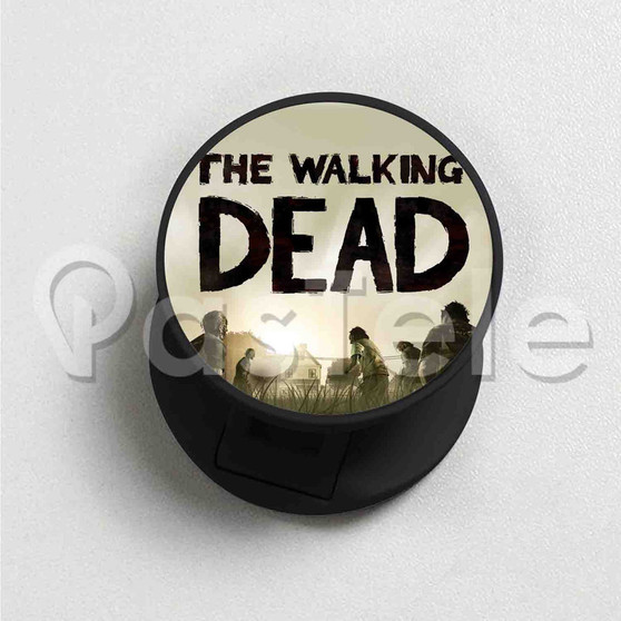 walking dead Custom Round Cell Phone Folding Finger Holder