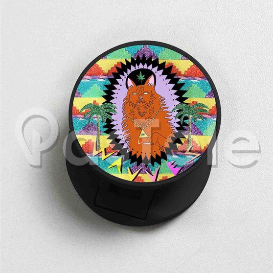 WAVVES King Of The Beach Custom Round Cell Phone Folding Finger Holder