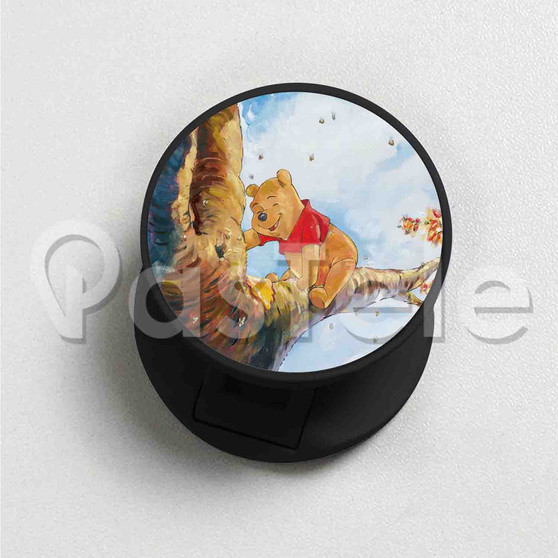 Winnie The Pooh Custom Round Cell Phone Folding Finger Holder