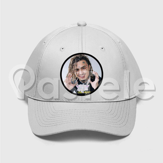 Lil Pump Custom Unisex Twill Hat Embroidered Cap Black White