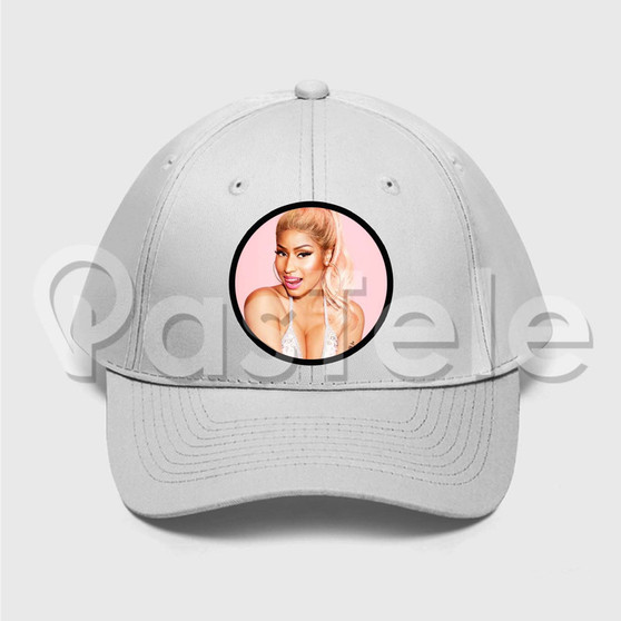 Nicki Minaj Custom Unisex Twill Hat Embroidered Cap Black White