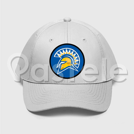 San Jose State Spartans Custom Unisex Twill Hat Embroidered Cap Black White