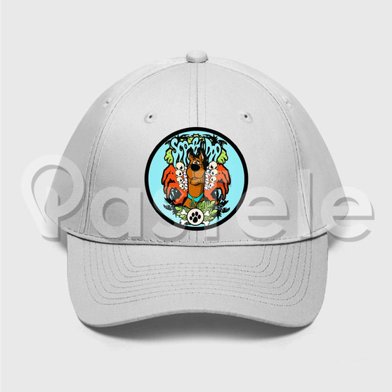 Scooby Doo Custom Unisex Twill Hat Embroidered Cap Black White