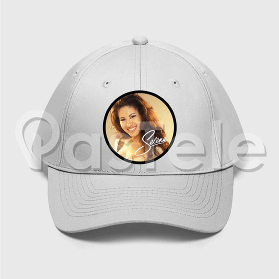 Selena Quintanilla Custom Unisex Twill Hat Embroidered Cap Black White