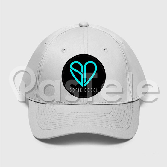 Sofie Dossi Custom Unisex Twill Hat Embroidered Cap Black White