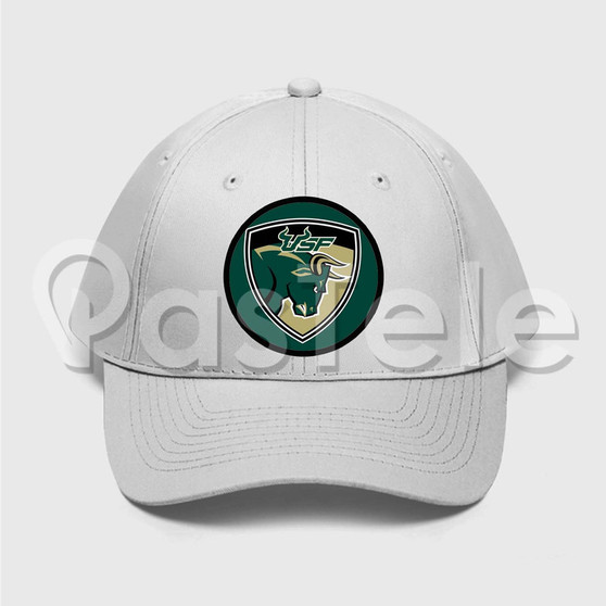 South Florida Bulls Custom Unisex Twill Hat Embroidered Cap Black White