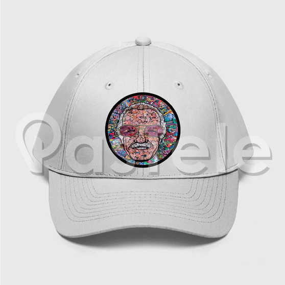 Stan Lee Marvel The Avengers Custom Unisex Twill Hat Embroidered Cap Black White