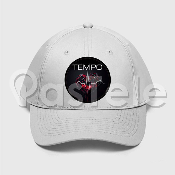 Tempo Sammie Custom Unisex Twill Hat Embroidered Cap Black White